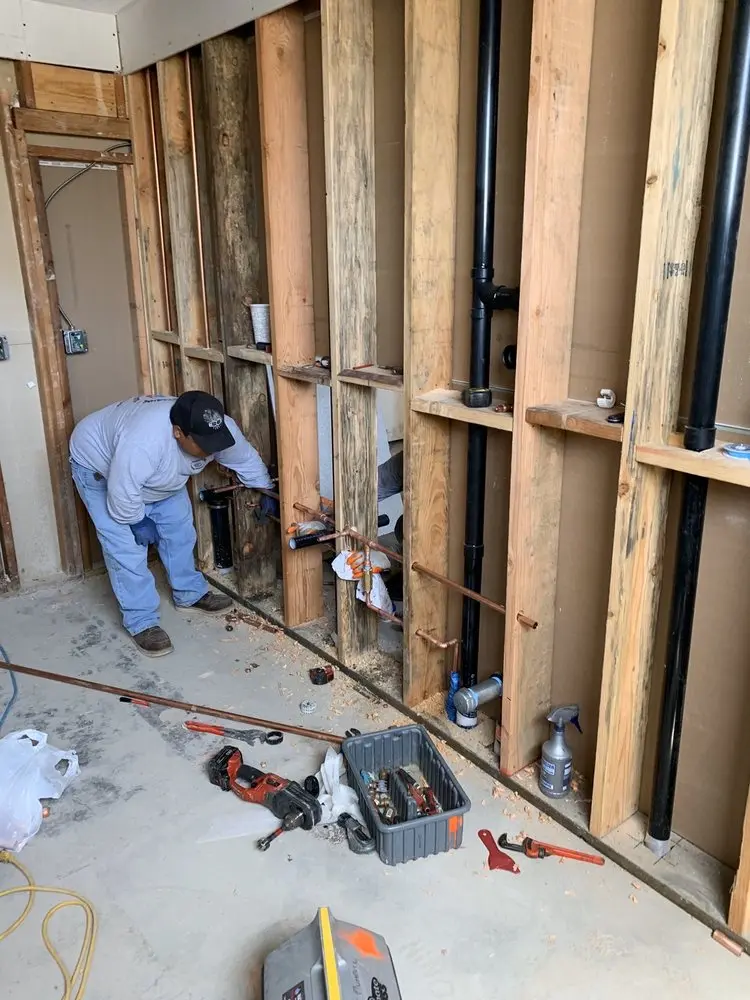 Commercial rough-in plumbing for Water Heater Replacement in Byram Cove